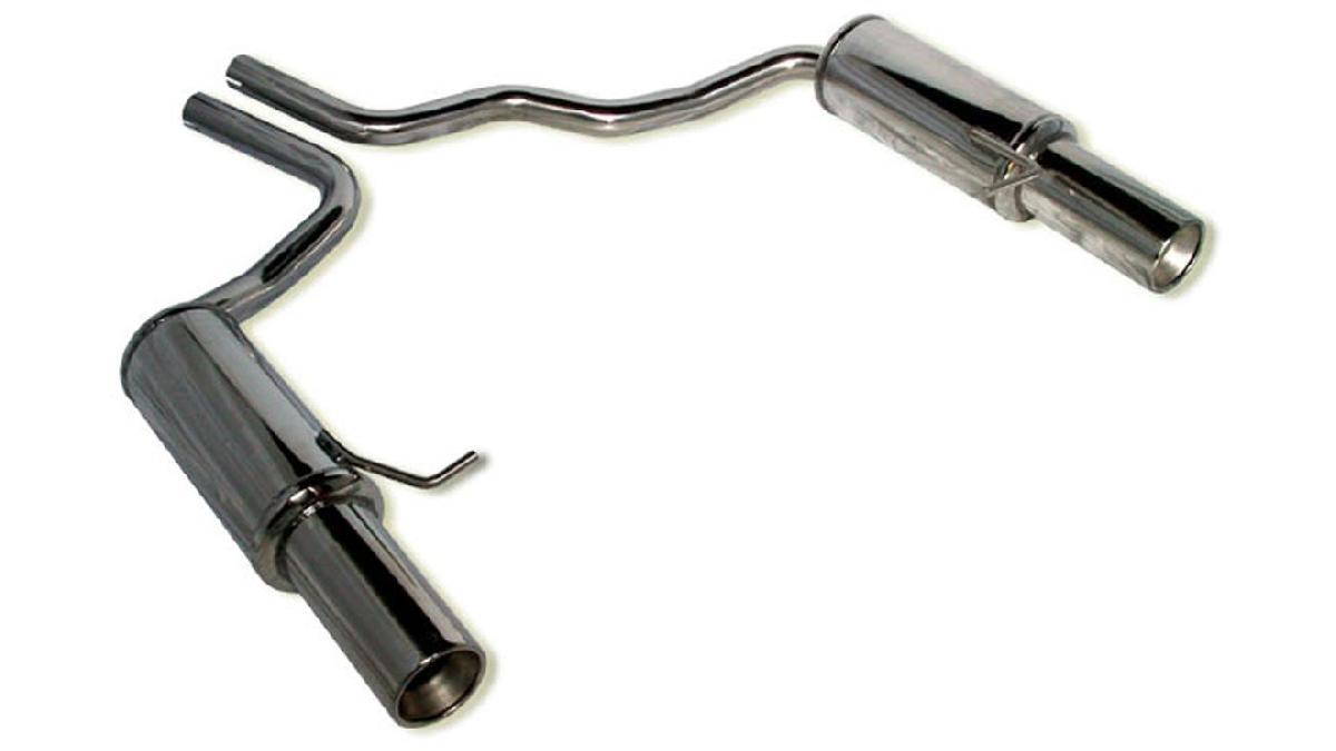 100%25+Inox+%C3%89chappement+Double+sur+mesure+pour+Audi+A4+8E+2.5+TDi+2001-+Droite%2FGauche+102mm